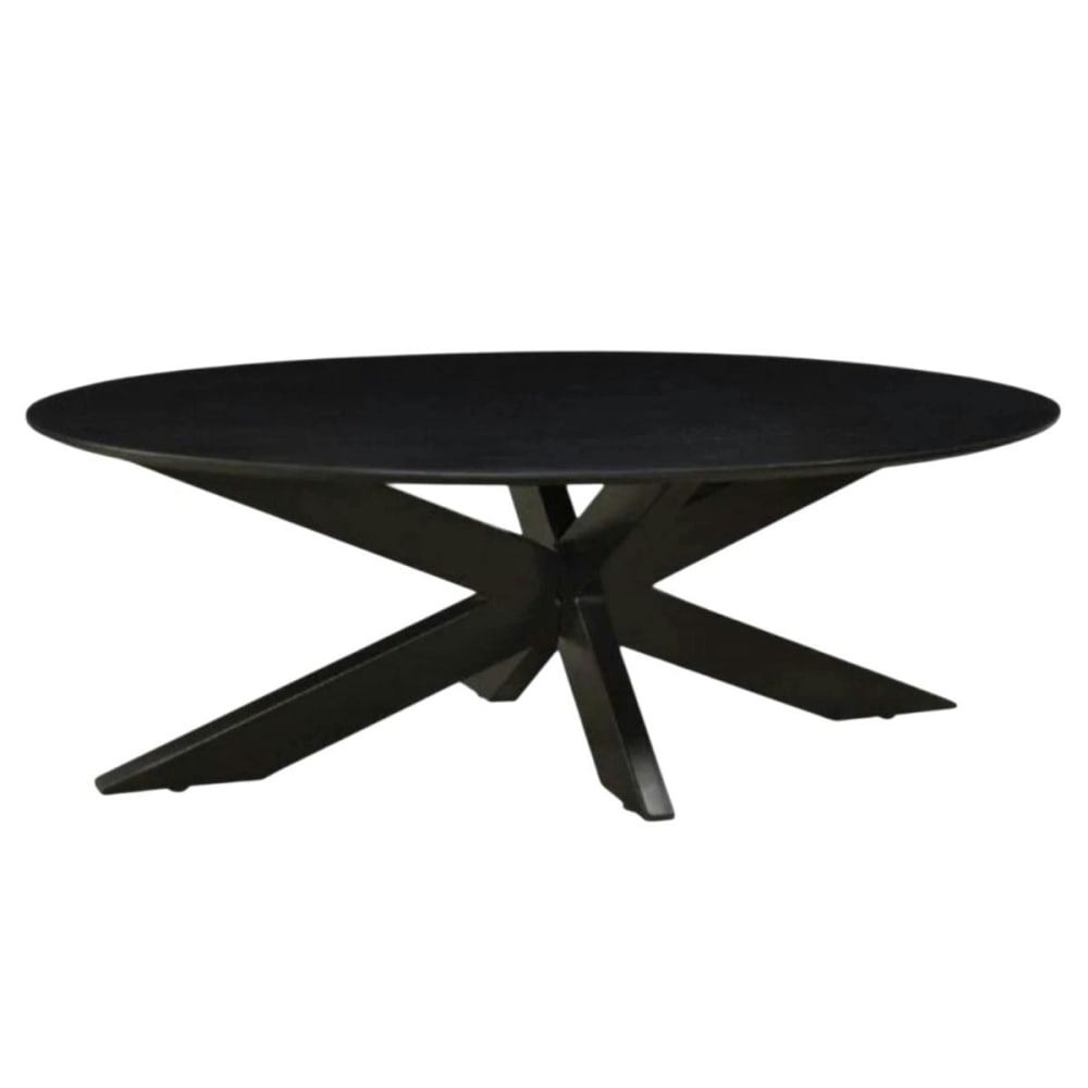 Table basse ovale en - marbre