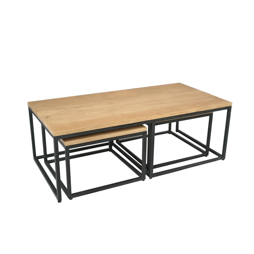 Table basse gigogne rectangulaire