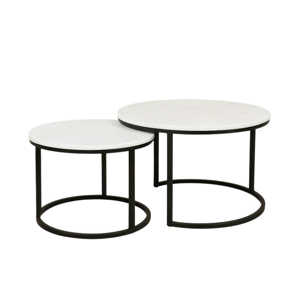 table gigogne en marbre