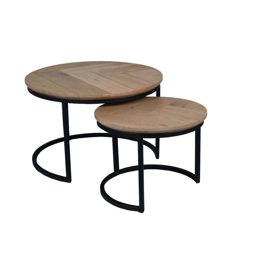 Table basse gigogne décor