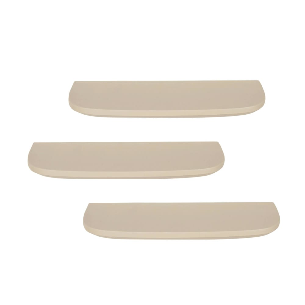Etagère murale 60 cm (lot de 3) en bois sable