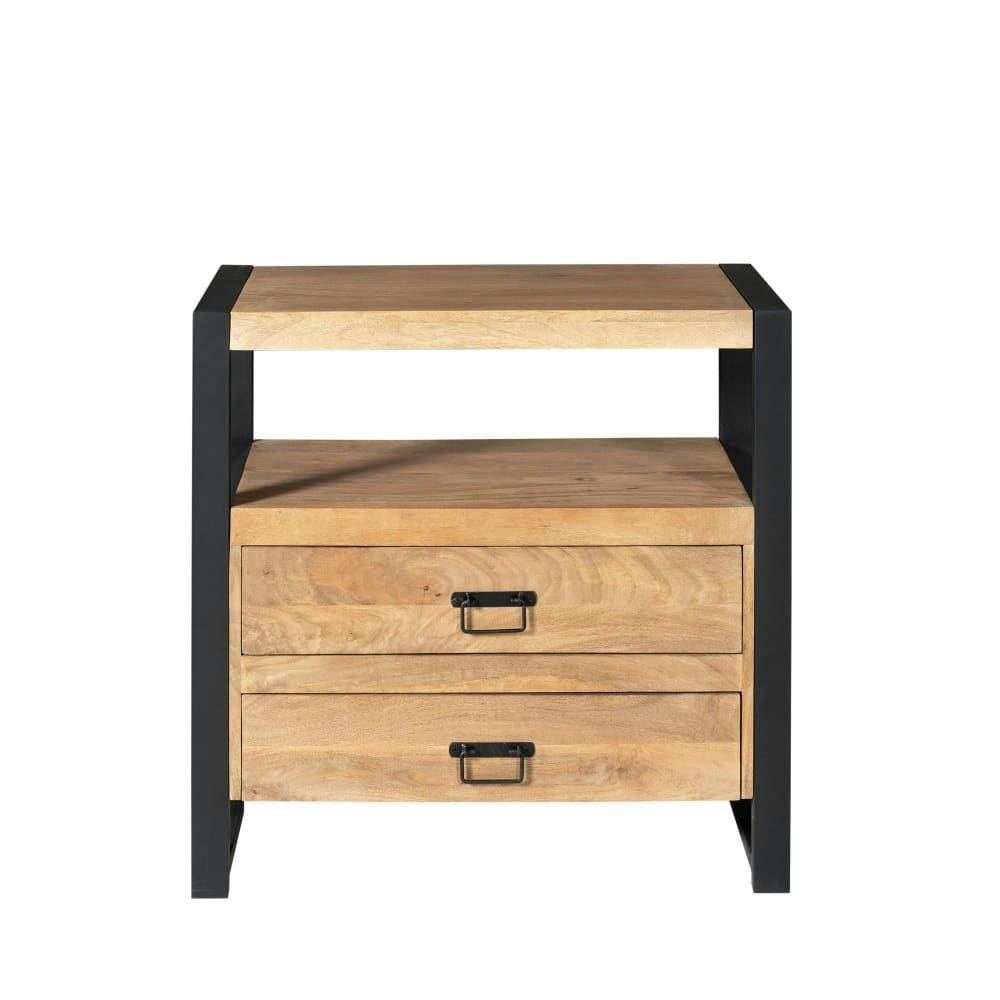 Table de chevet 2 tiroirs