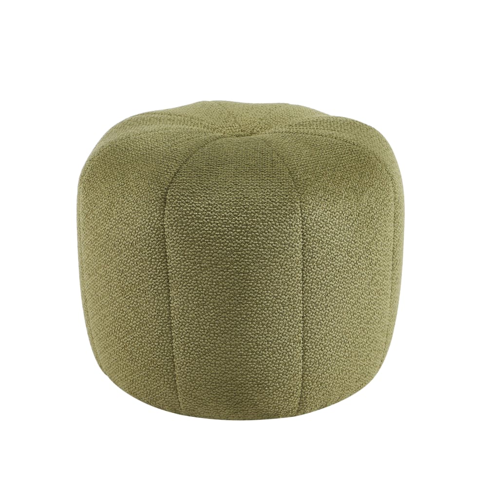 Pouf en tissu  places - kaki