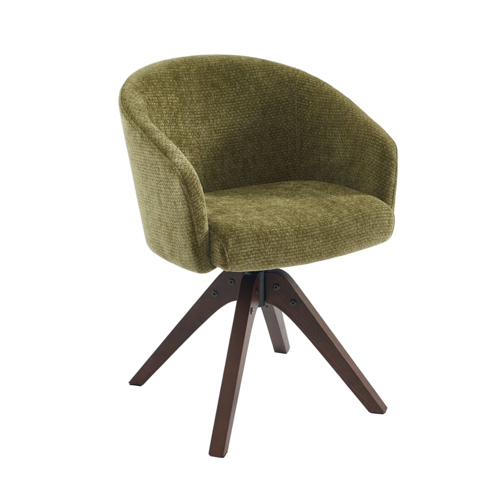 Fauteuil de table tissu - pied