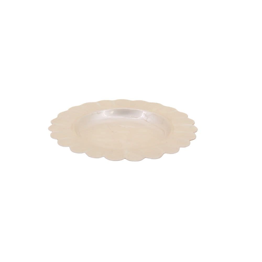 Coupelle en fer doré aspect nacré 14cm Coupelle en fer doré aspect nacré 14cm