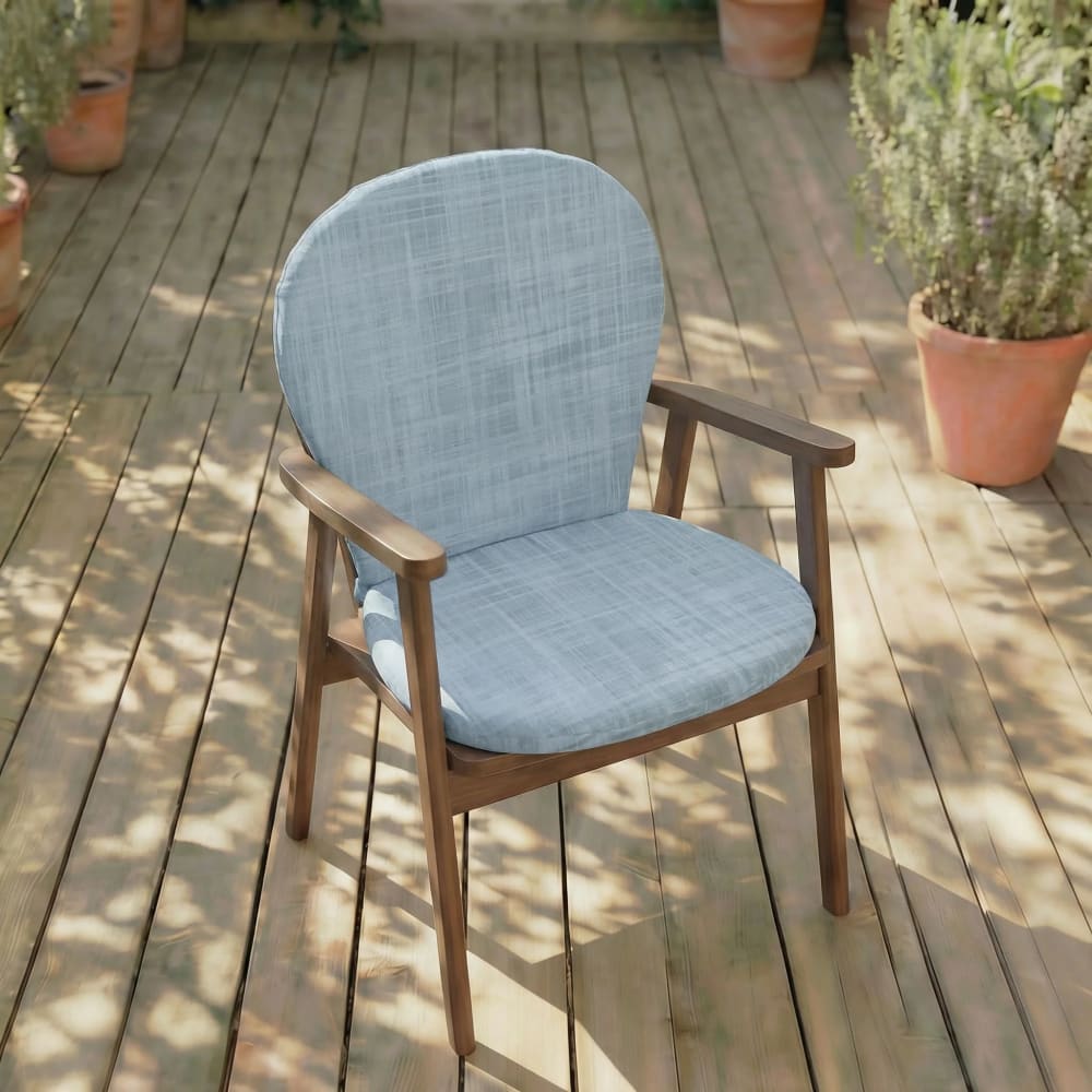 Wasserdichtes Kissen für Outdoor-Stühle blau 93x47x5 cm - Maisons