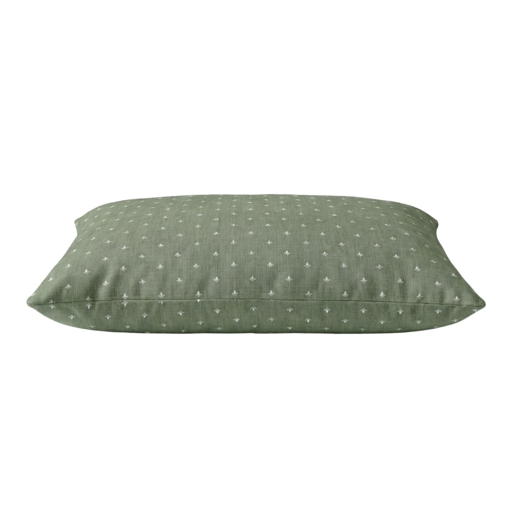 Lit pour animal déhoussable antitache vert l (100x75 cm)