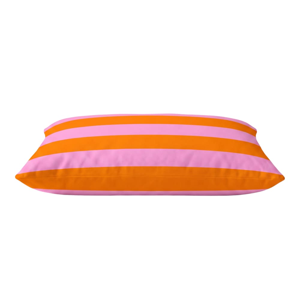 Lit pour animal déhoussable antitache rose et orange m(80x60 cm) Lit pour animal déhoussable antitache rose et orange m(80x60 cm)