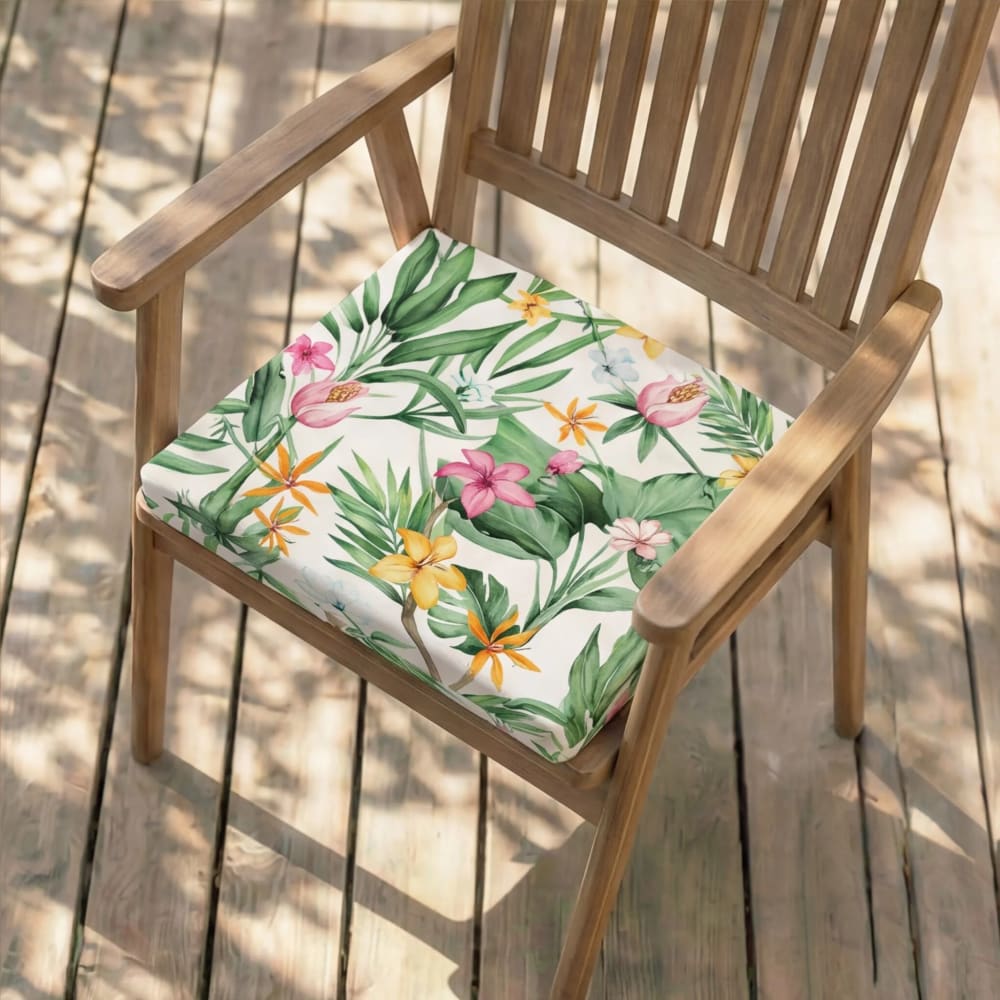 Coussin d’assise imperméable multicolore 40x40x5cm — vue 3