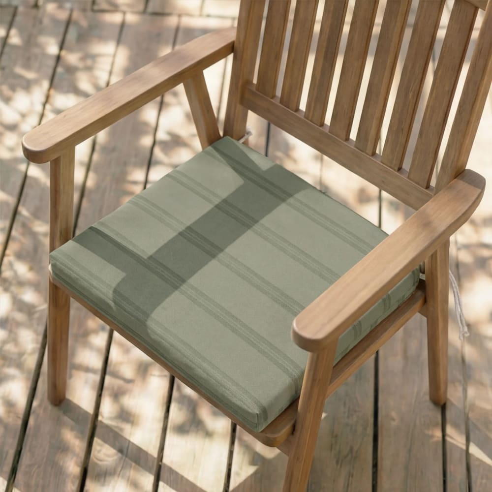Coussin d’assise imperméable vert 40x40x5cm — vue 3