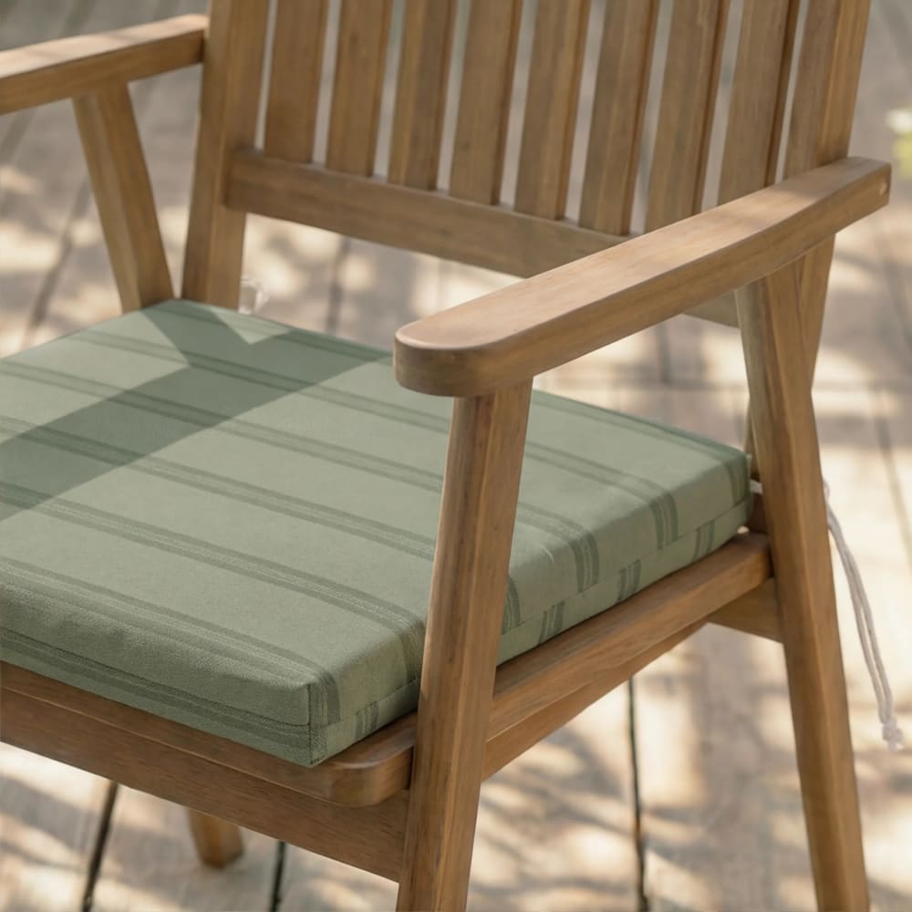 Coussin d’assise imperméable vert 40x40x5cm — vue 4