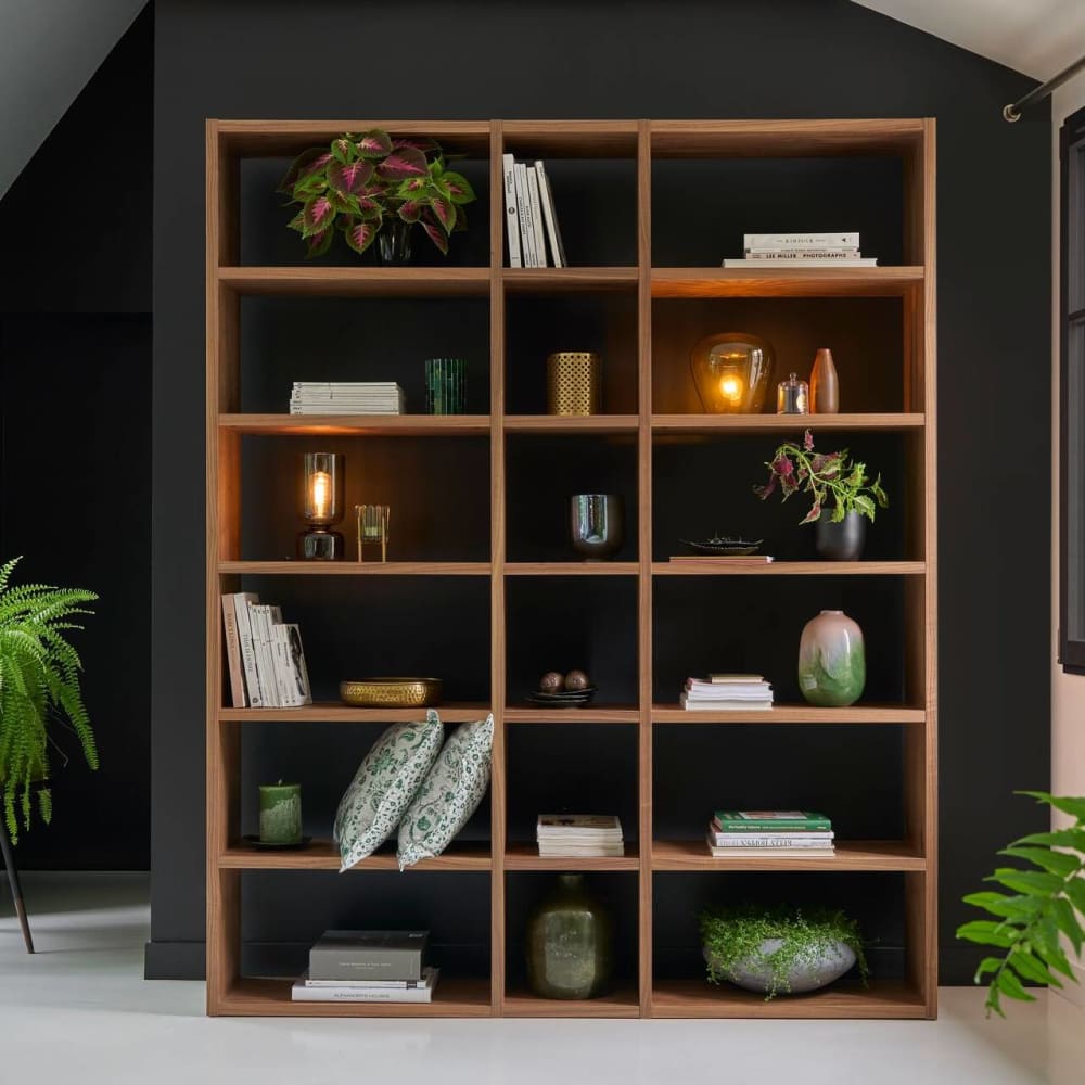 Lampe à poser cloche en verre vert fumé — vue 3