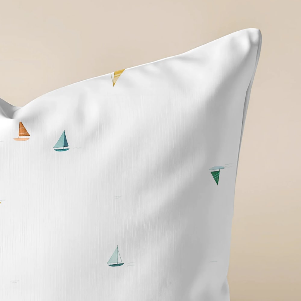 Wasserdichter Kissenbezug weiß 45x45 cm - Maisons Du Monde