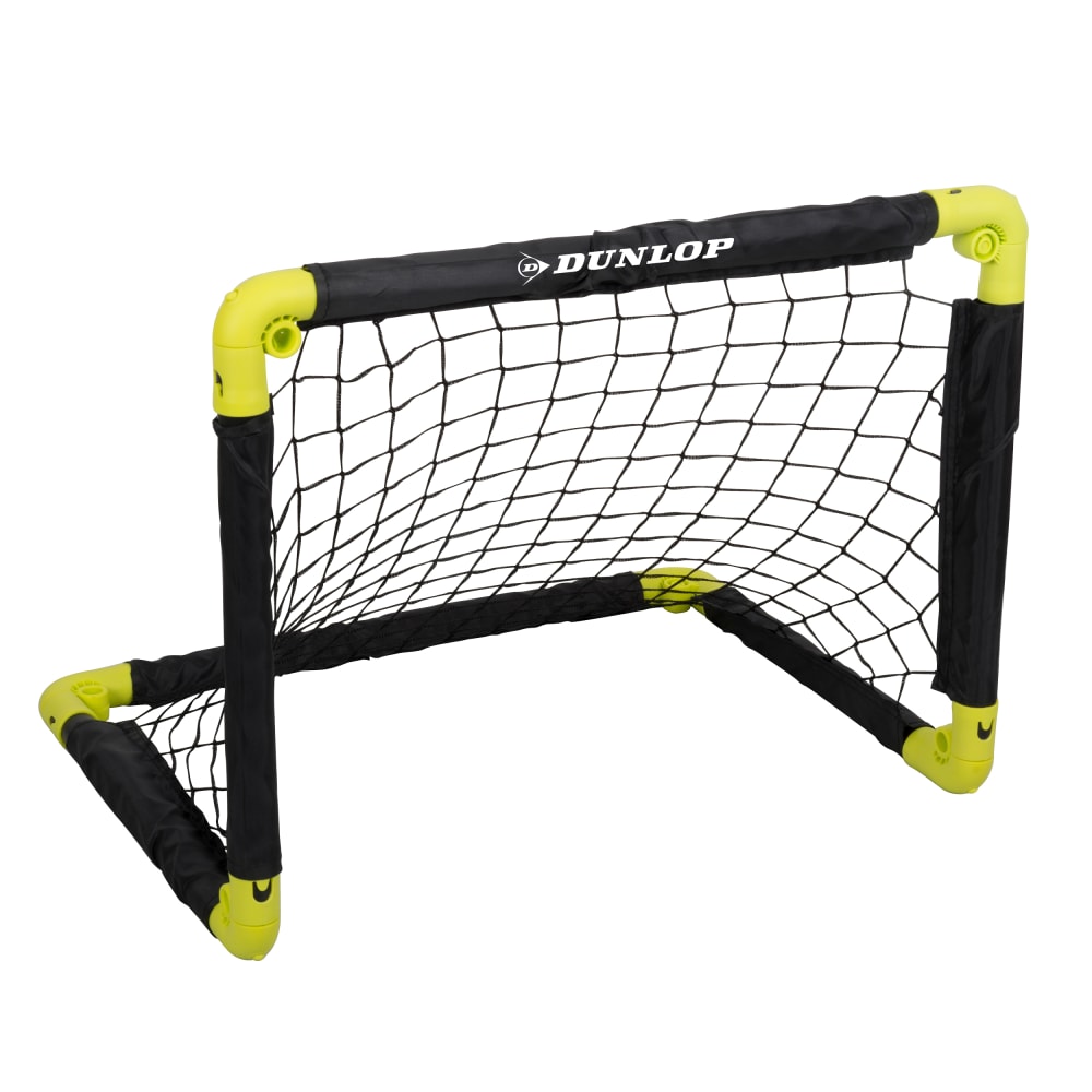 Dunlop Fußballtor Schwarz Kunststoff H44xB44xL50cm SCHWARZ PVC - POLYVINLYCHLORID Kinder