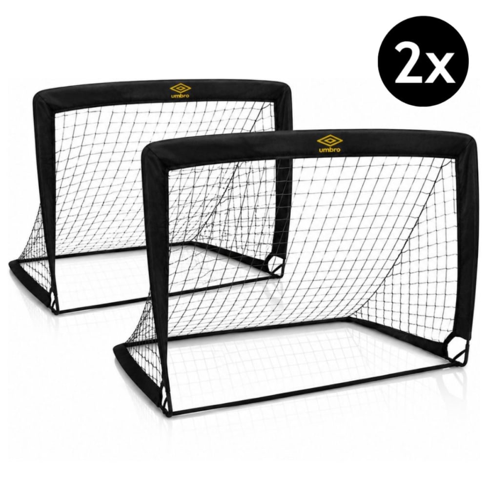 Umbro Fußballtor Schwarz Metall H90xB90xL120cm SCHWARZ METALL Kinder