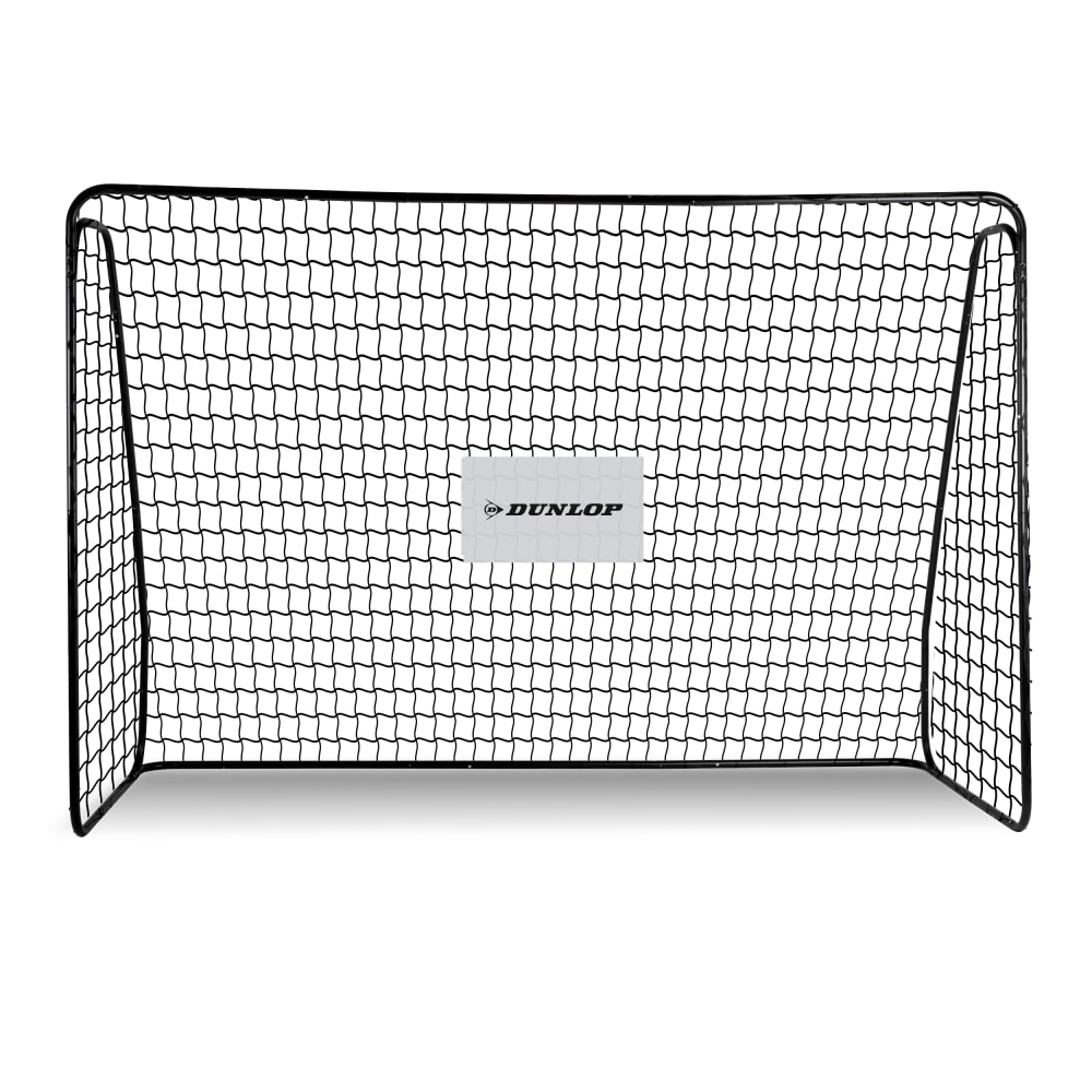 Dunlop Fußballtor Schwarz Metall H120xB205xL300cm SCHWARZ METALL Kinder