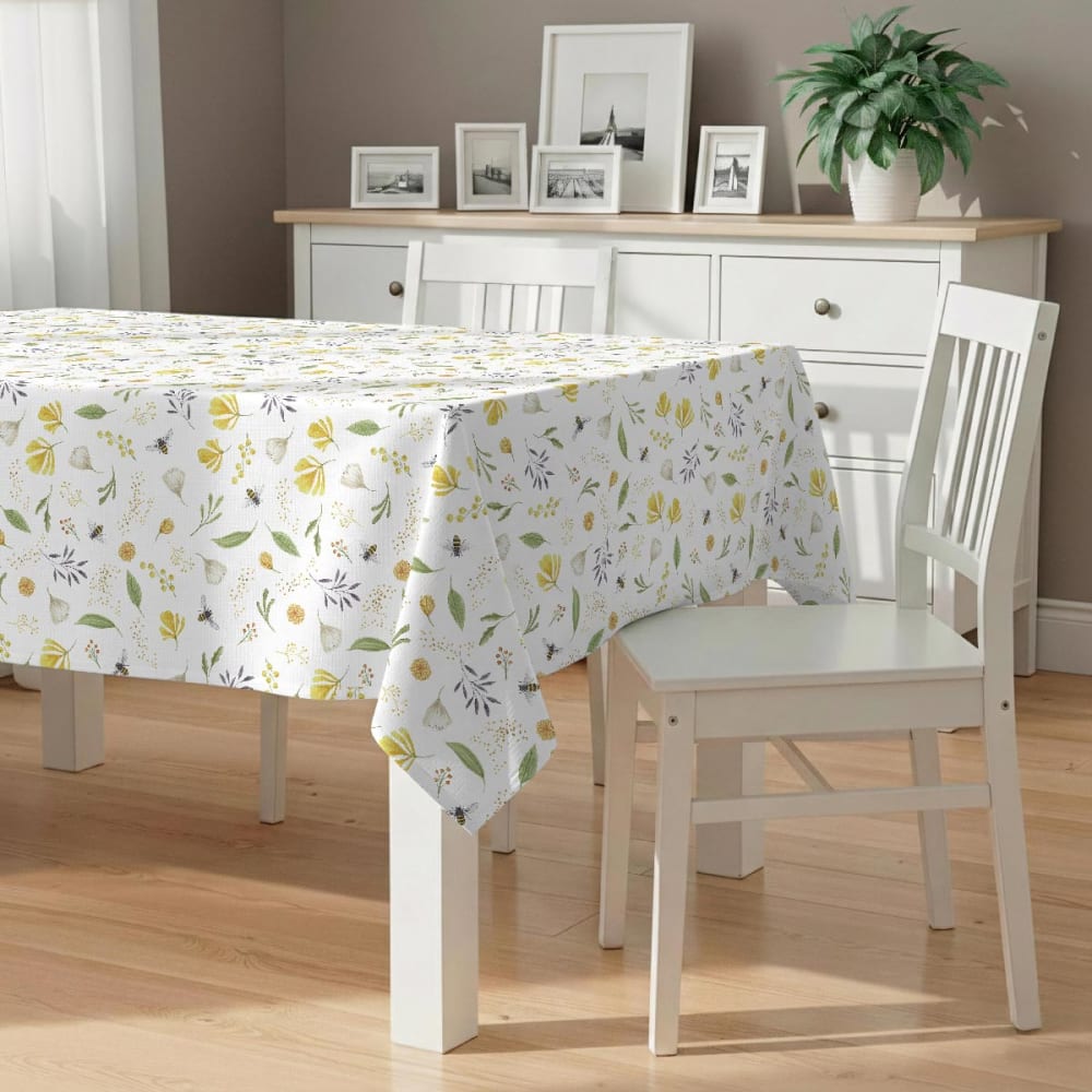 Naf Naf Fleckabweisende Tischdecke – 100 % Baumwolle, 150×250 cm Mehrfarbig Baumwolle