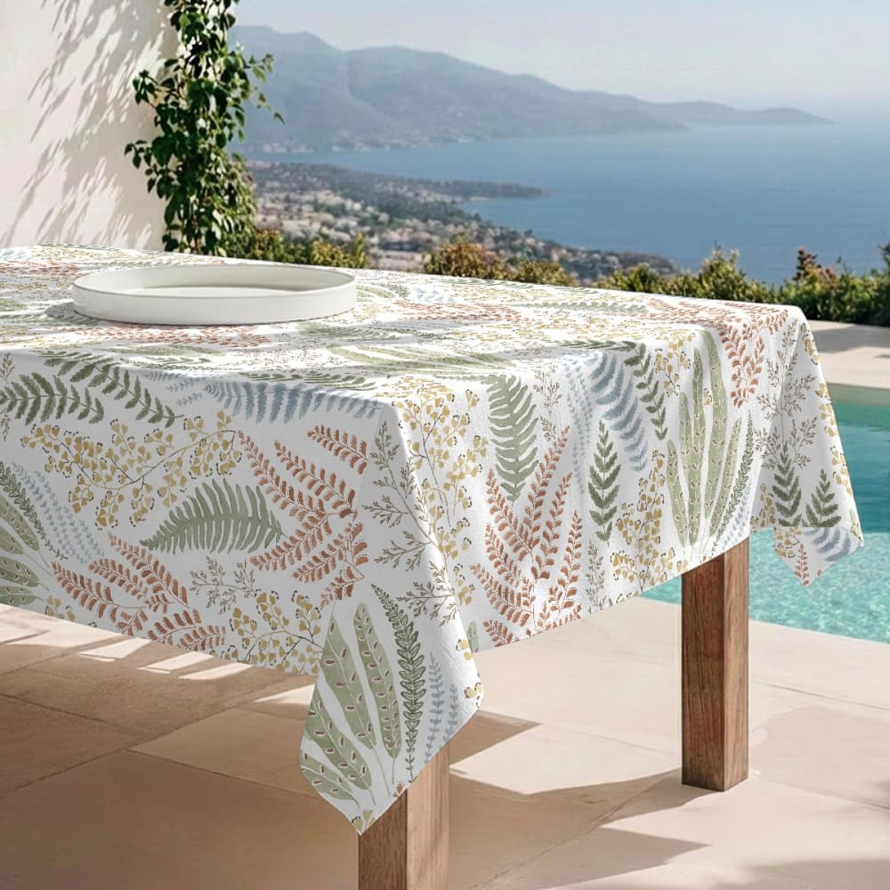 Naf Naf Tischdecke aus 100 % Baumwolle 150×250 cm Mehrfarbig Baumwolle