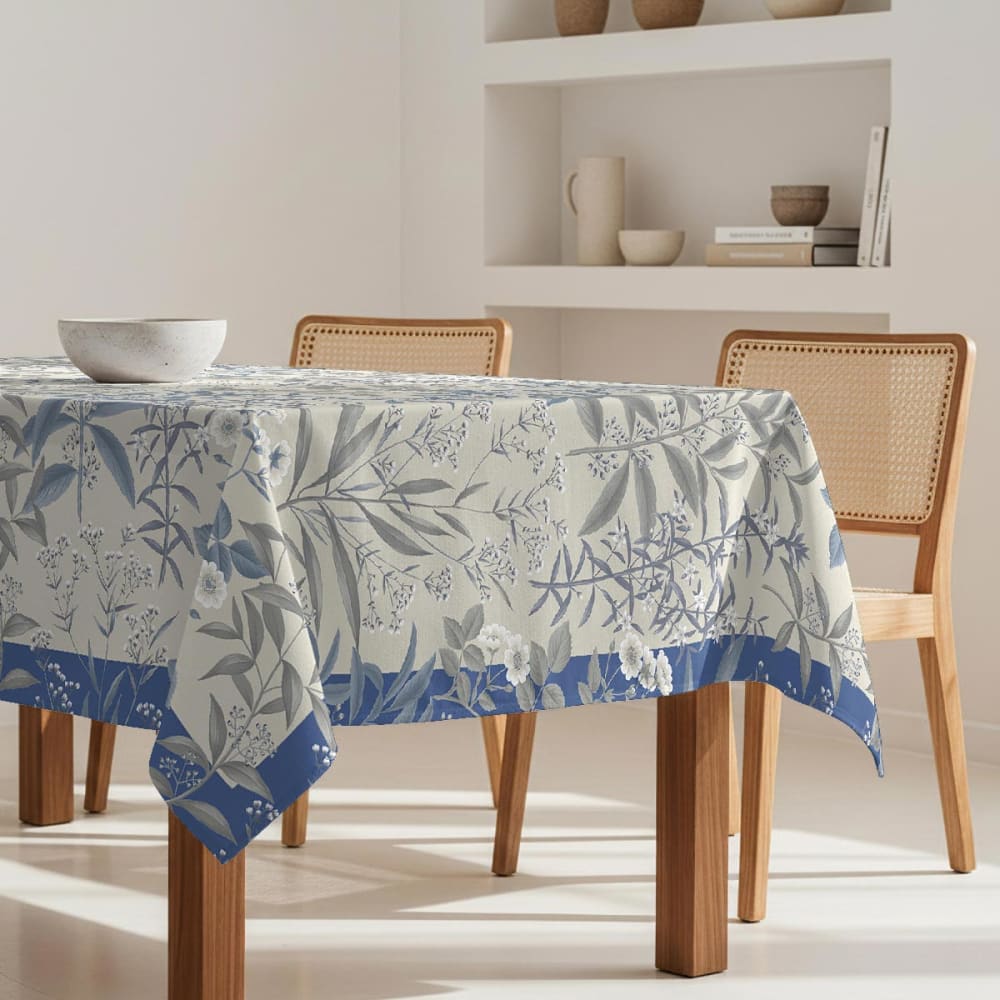 Naf Naf Tischdecke aus 100 % Baumwolle 150×200 cm Blau Baumwolle