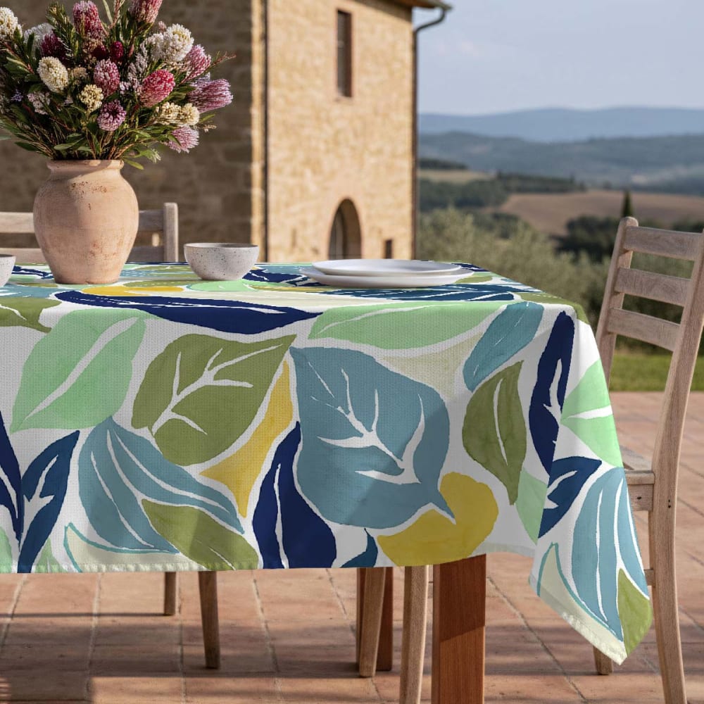 Fleckabweisende Tischdecke  - 100 % Baumwolle, - 140x180 cm -