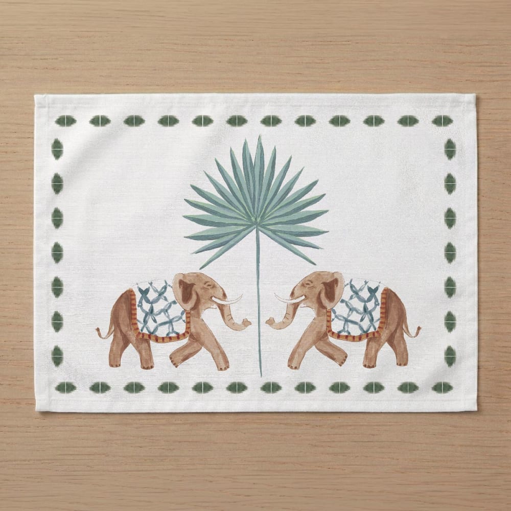 2er-Set Platzsets  aus 100 % Baumwolle – 35 × 50 cm - Maisons Du