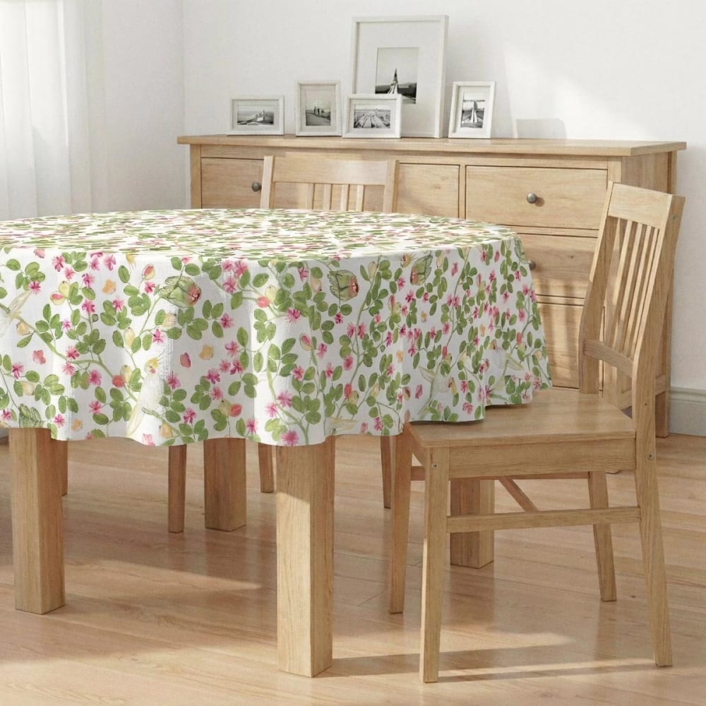 Nappe anti-taches - 100% coton - 150 cm ronde Nappe anti-taches - 100% coton - 150 cm ronde