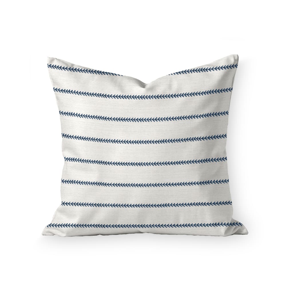 Muare Home Wasserdichter Kissenbezug blau und beige 45x45 cm - Pes - Polyester