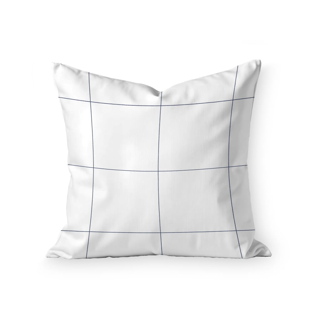 Muare Home Wasserdichter Kissenbezug weiß 45x45 cm - Pes - Polyester