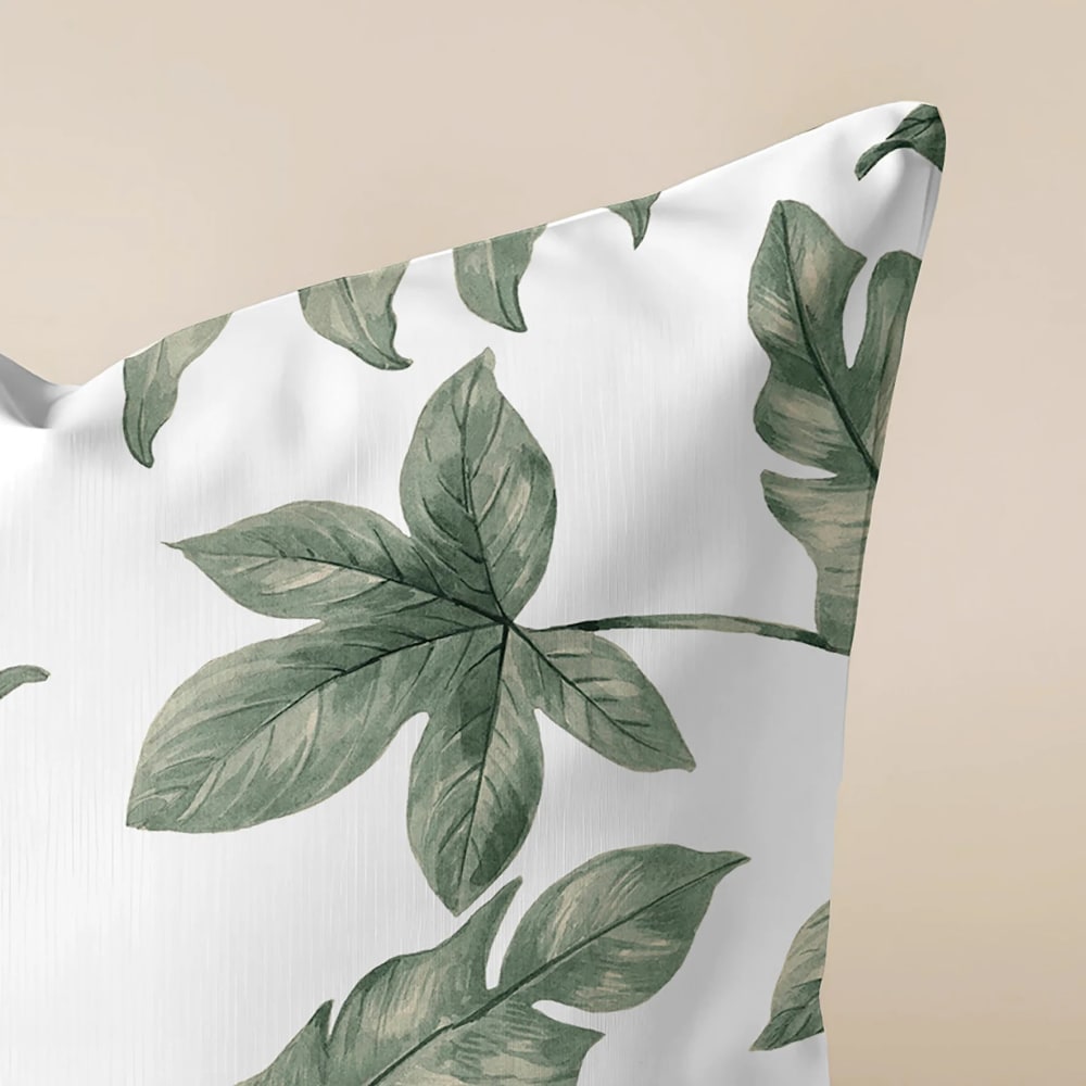 Wasserdichter Kissenbezug grün 45x45 cm - Maisons Du Monde