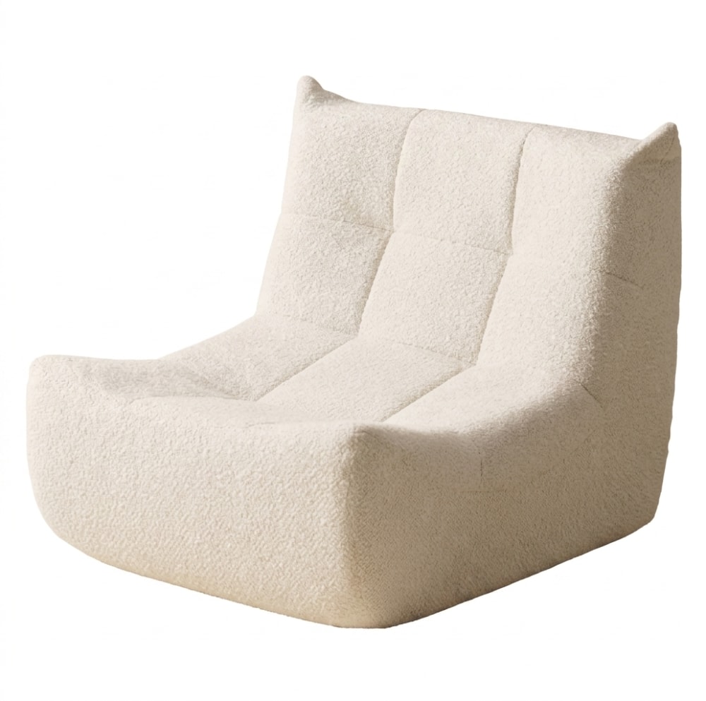 fauteuil chauffeuse capitonné