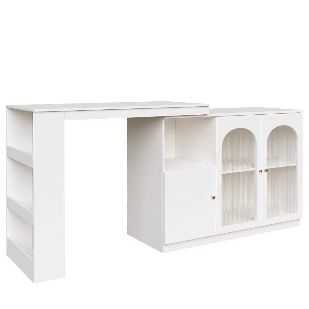 Table de bar pivotant - verre