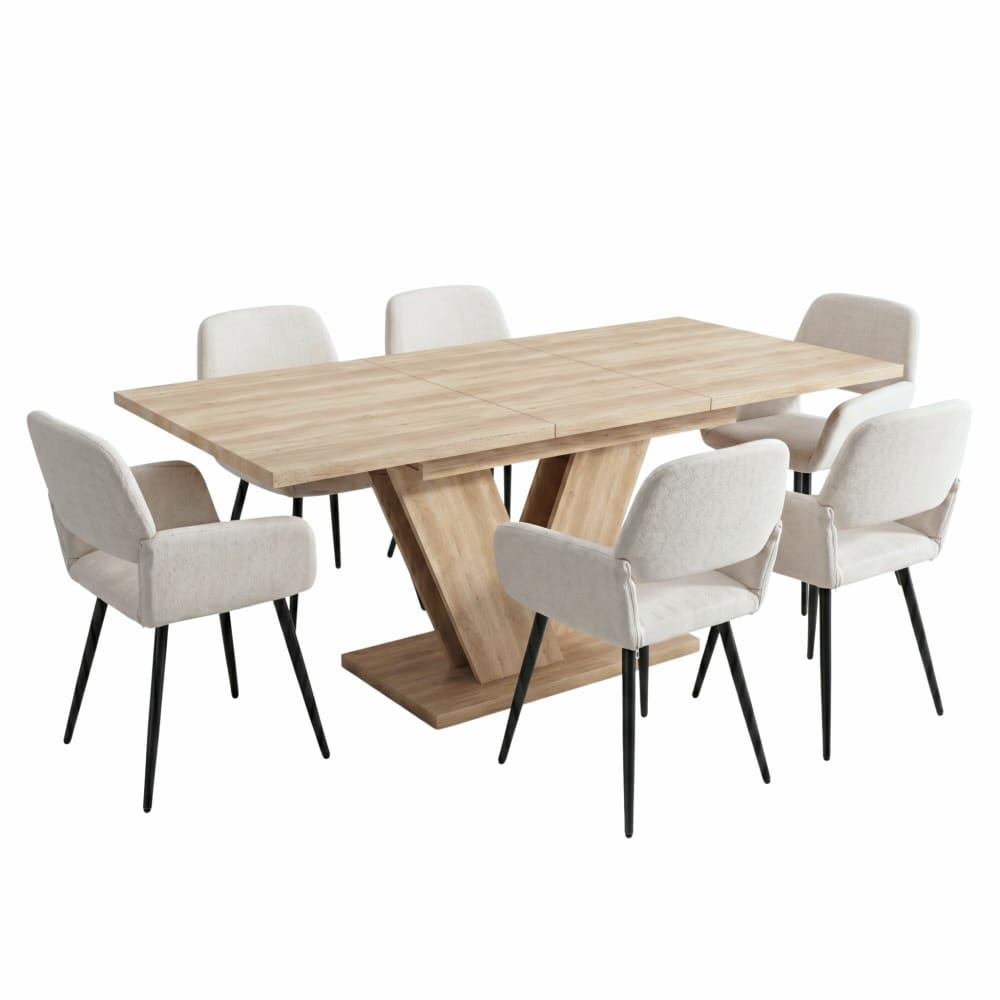 Table extensible bois