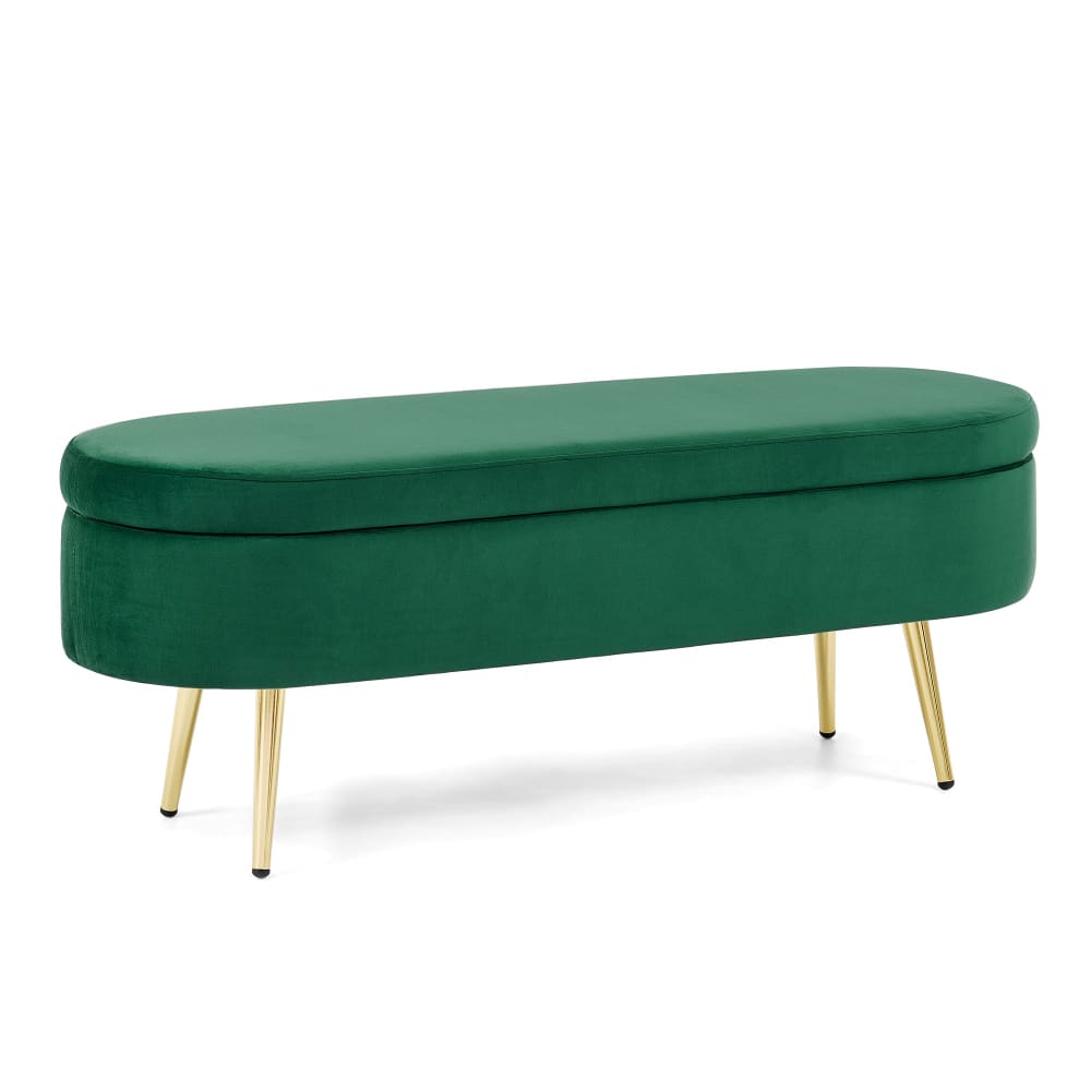 Banquette coffre en velours