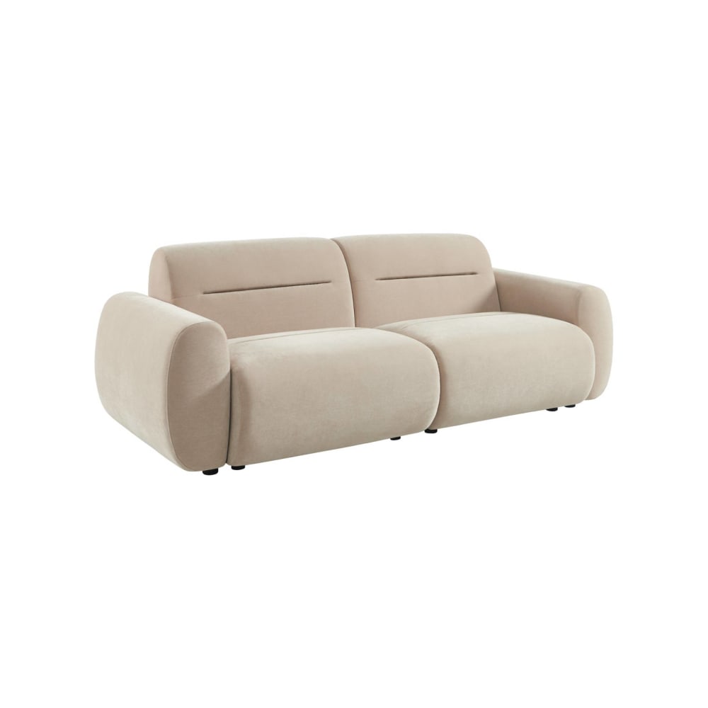 Canapé 3 places tissu beige Canapé 3 places tissu beige