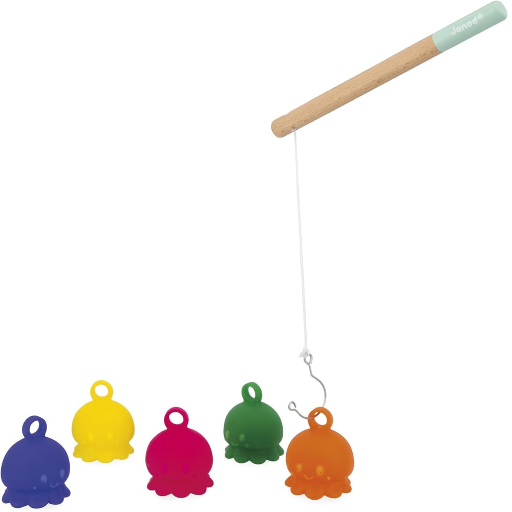 Jeu de pêche à la ligne poulpes