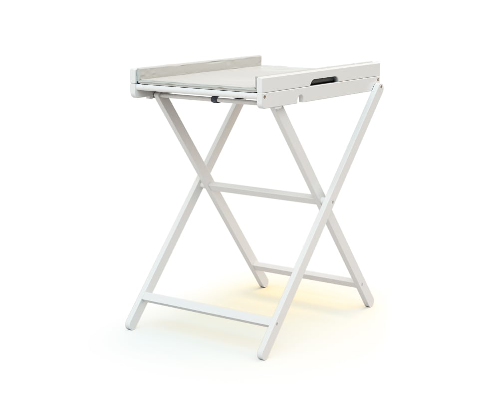 Table à langer pliante en bois blanc Table à langer pliante en bois blanc
