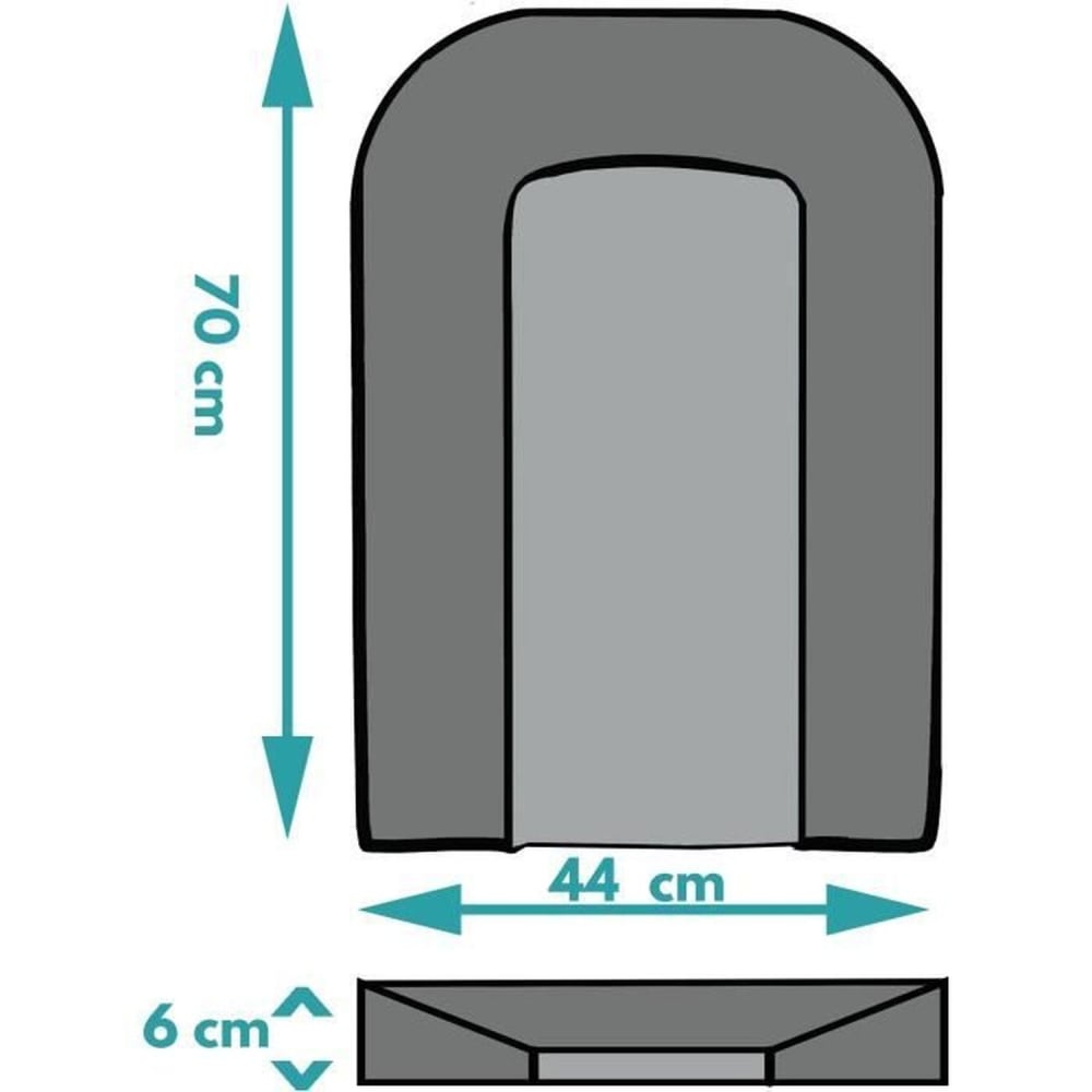 Matelas à langer bclpc - plaque mousse - blanc (Looping) - Image 1
