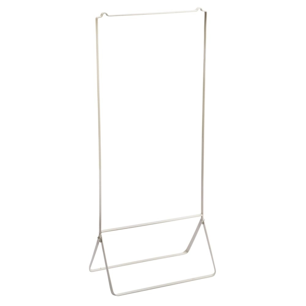 Portant à vêtements métal blanc 25x51