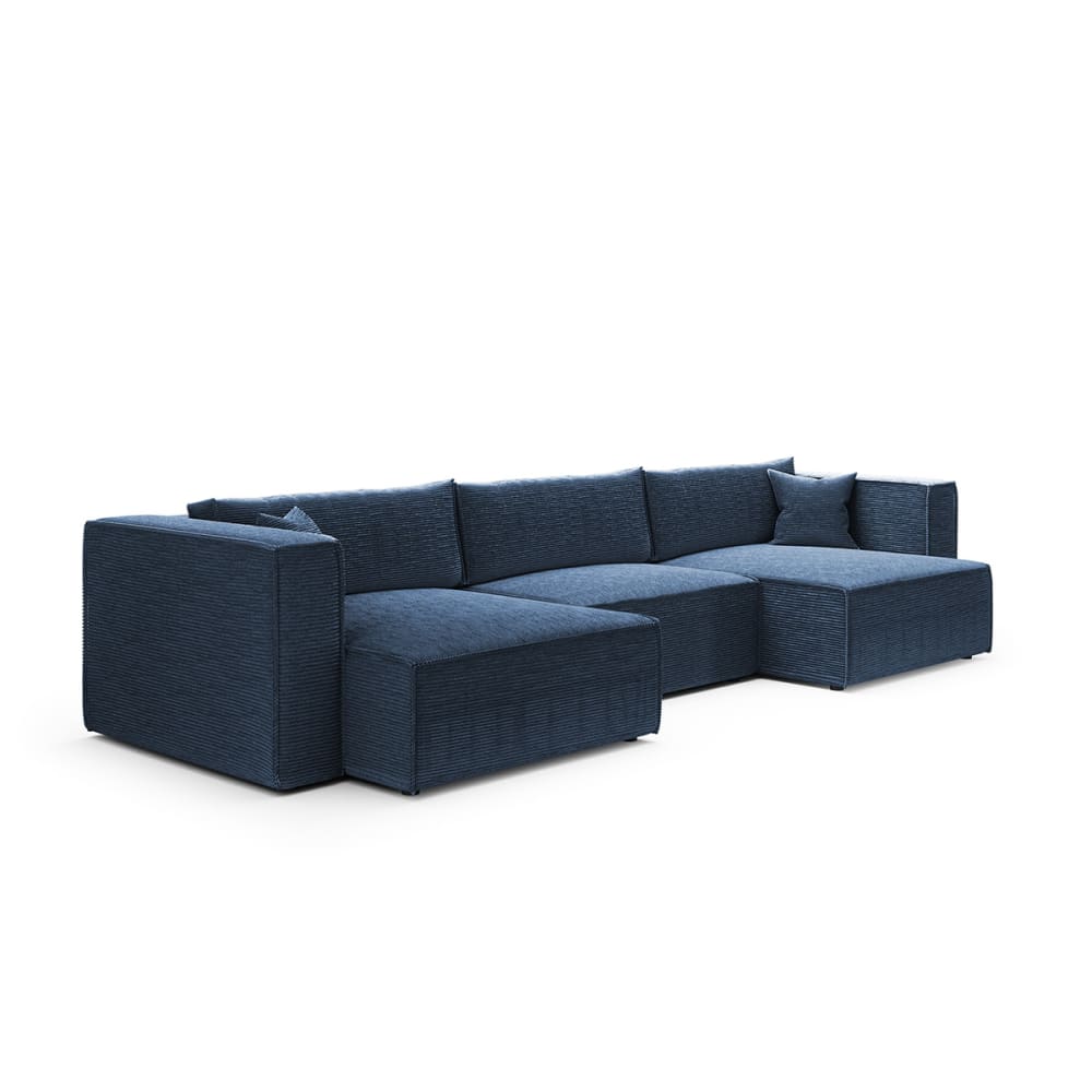 Canapé panoramique 5 - pin bleu