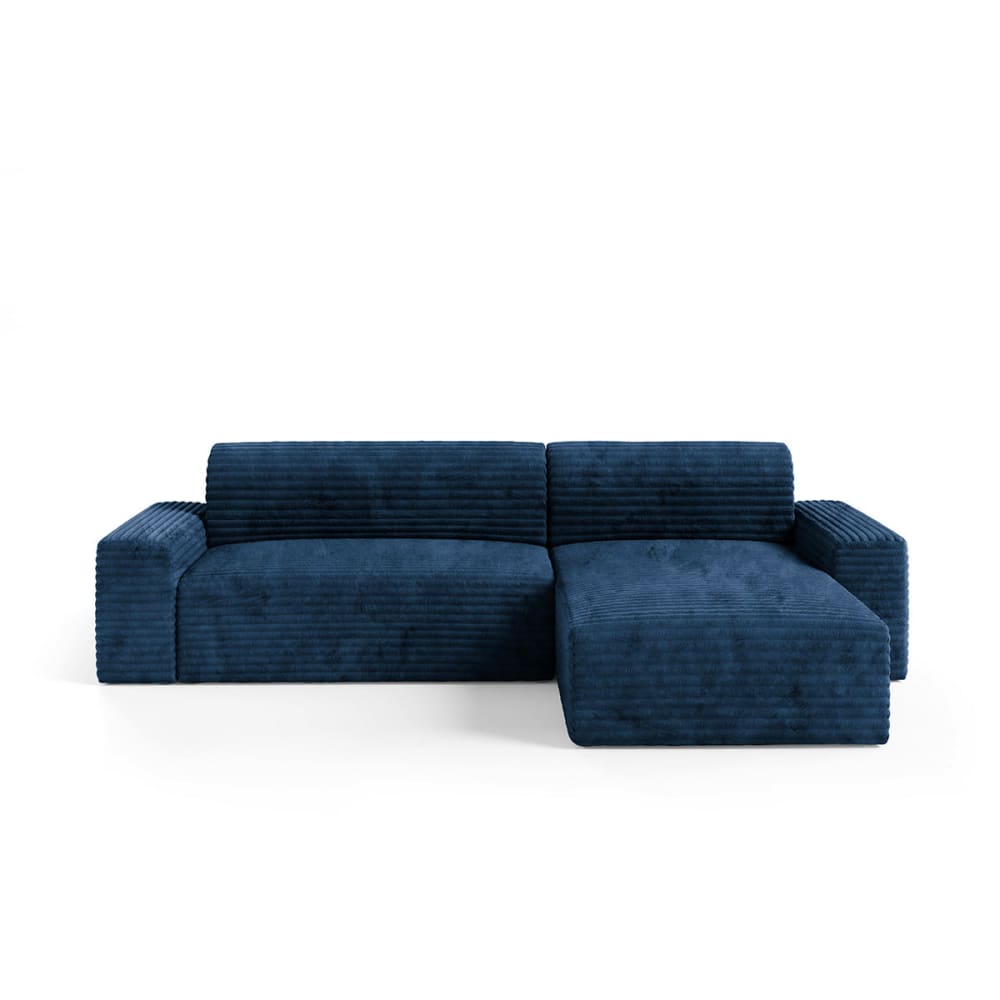 Canapé d'angle réversible bois de pin bleu Canapé d'angle réversible bois de pin bleu