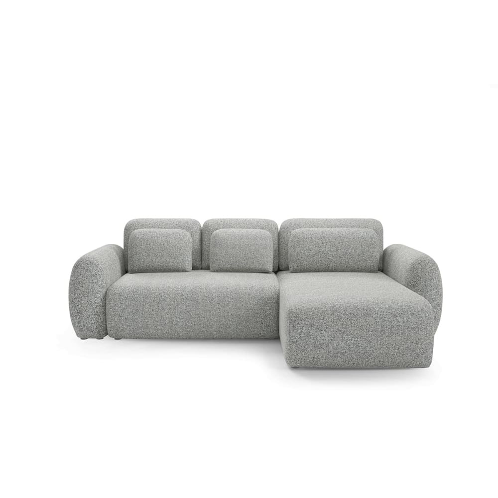 Canapé d'angle réversible - convertible gris