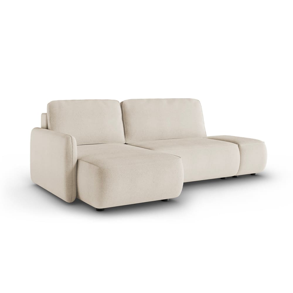 Canapé d'angle réversible bois de pin beige Canapé d'angle réversible bois de pin beige