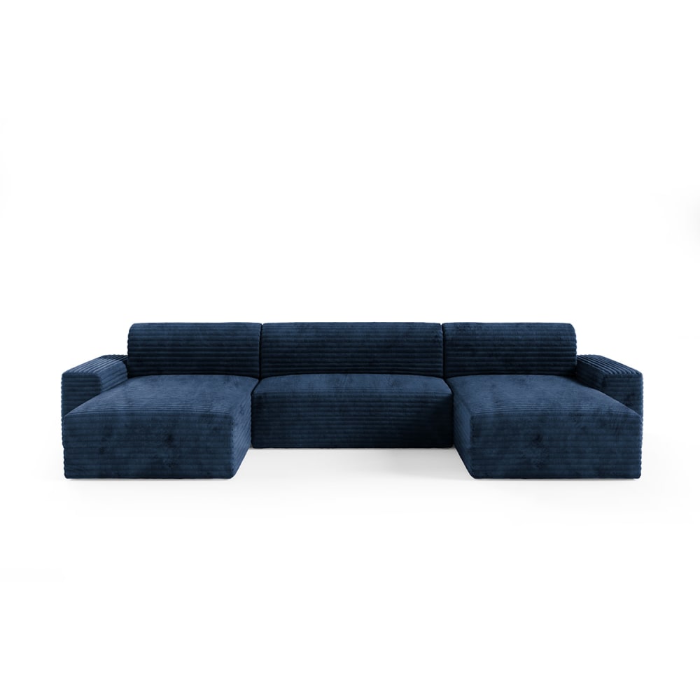 Canapé panoramique 5 - pin bleu