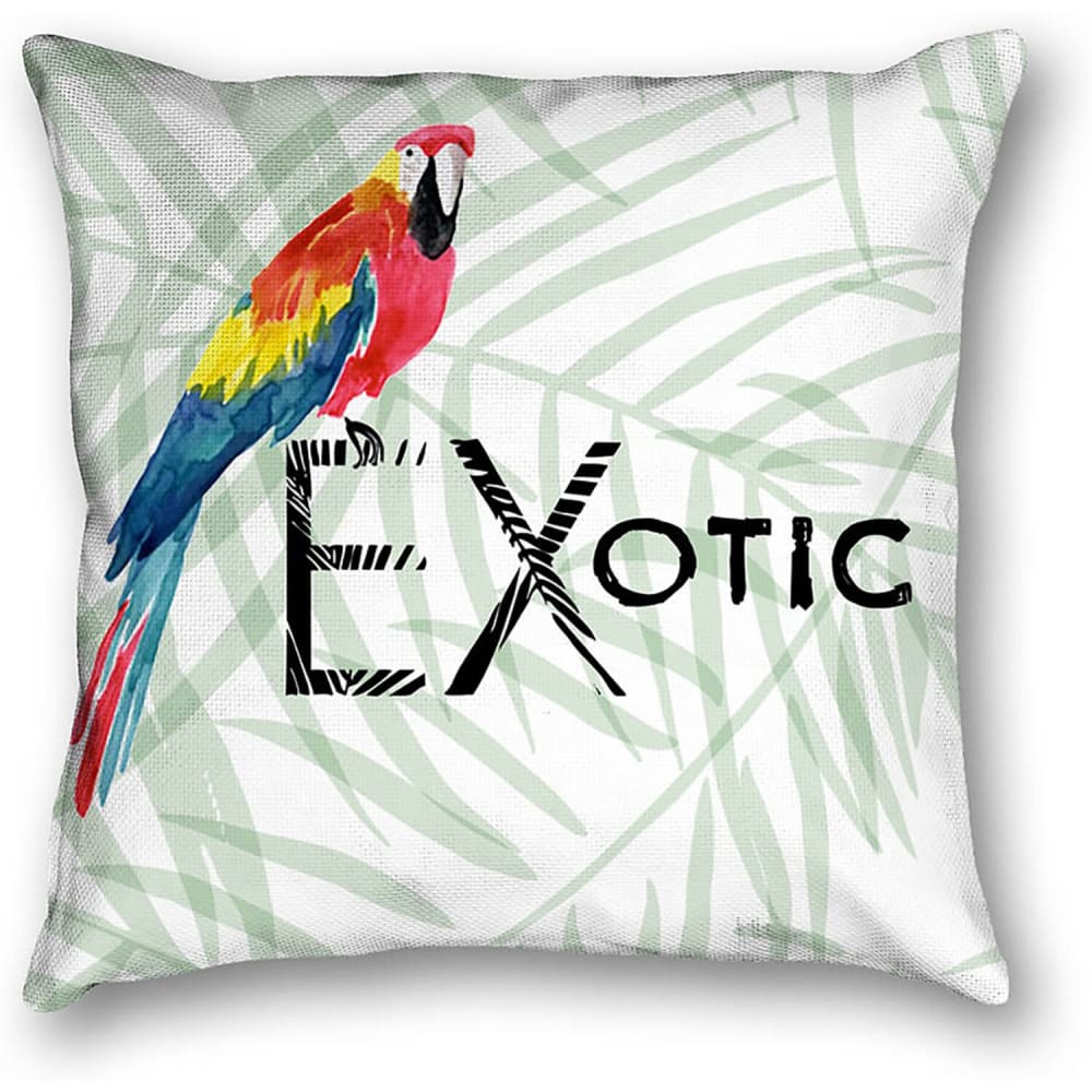 Coussin déco polyester à motifs 45x45 cm