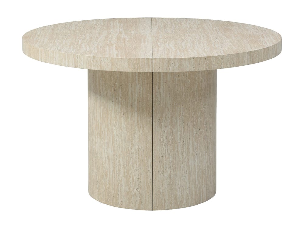 Table à manger effet bois beige Table à manger effet bois beige