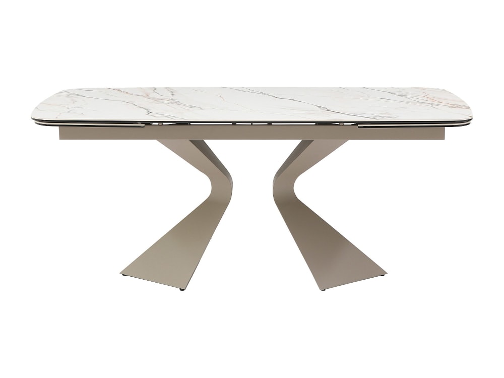 Table à manger céramique taupe