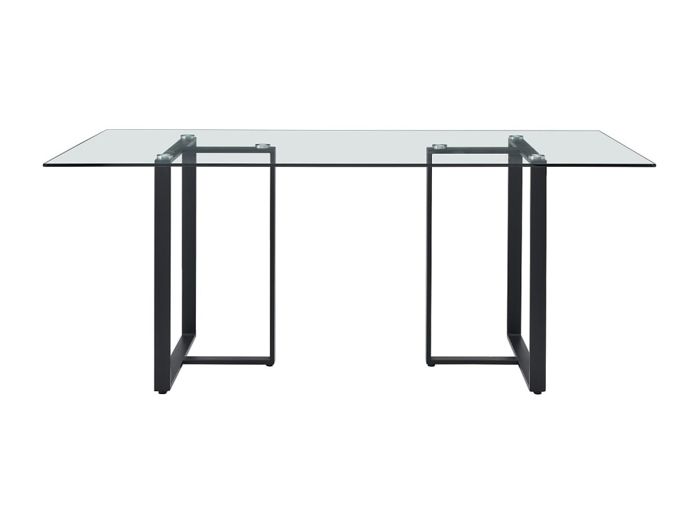 Table à manger 6 personnes - verre
