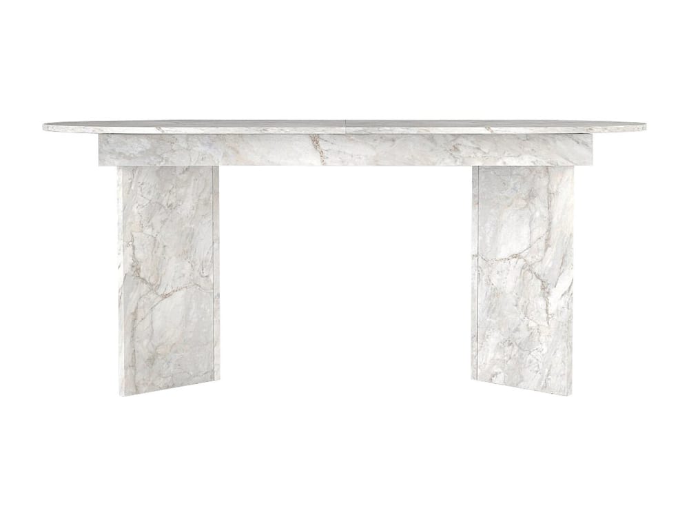 Table à manger panneau de particule blanc