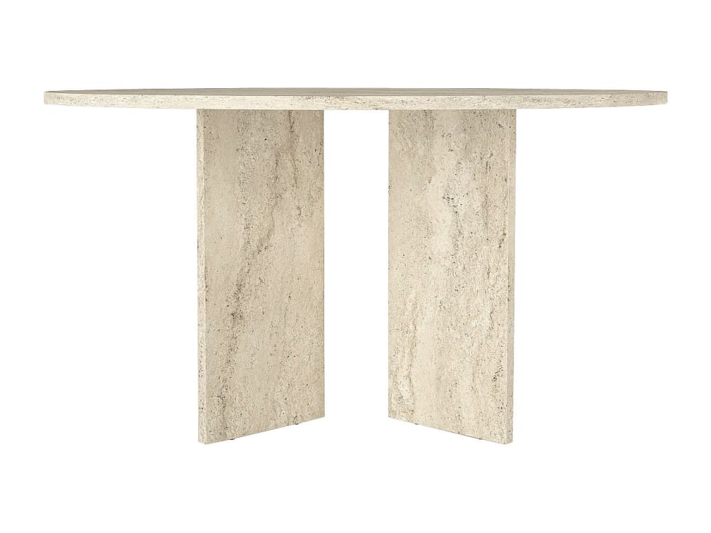 Table à manger panneau de particule beige