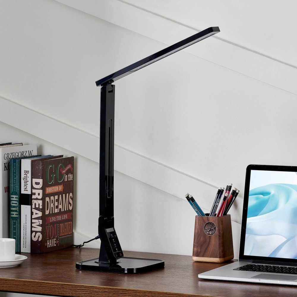 Lampe à poser en plastique noir — vue 3